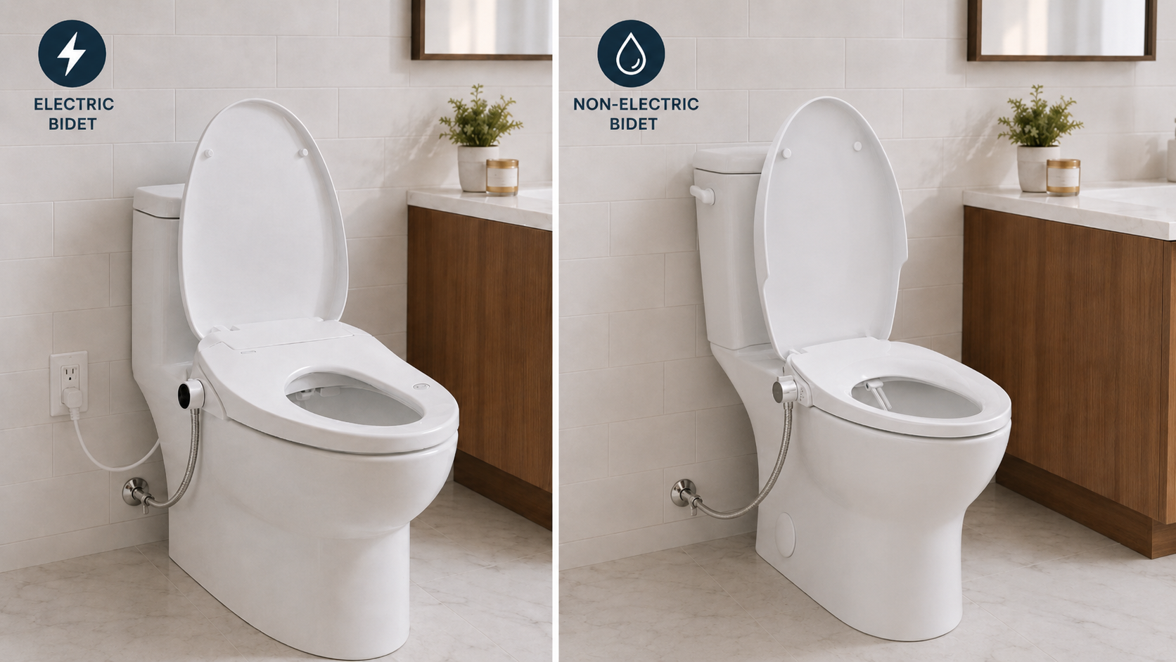 Electric vs. Non-Electric Bidets: What’s the Difference?