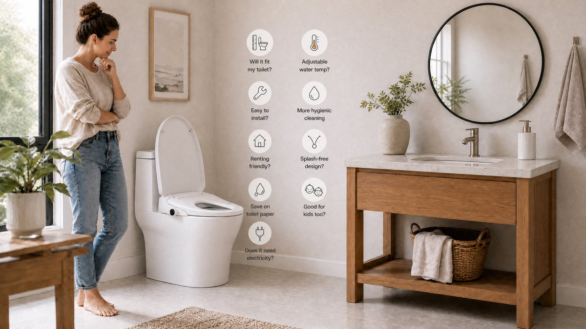 The Complete Bidet FAQ: Every Question First-Time Buyers Ask