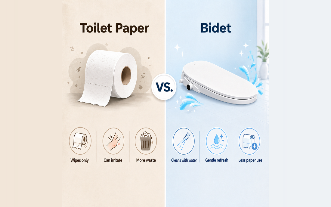 Bidet vs. Toilet Paper: Which One Actually Gets You Clean?